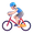 man biking emoji
